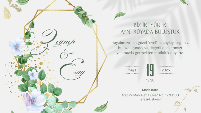 özel günleriz için davetiye tasarlarım