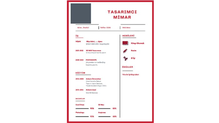 sizin için cv hazırlayabilirim