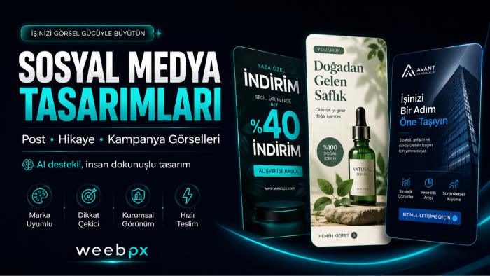 işletmeniz için sosyal medya tasarımları hazırlarım