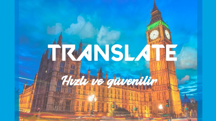 çeviriler yaparım