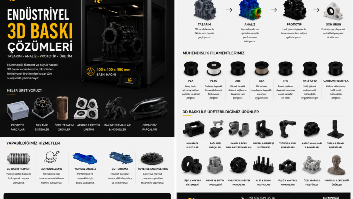 3D Printer da baskı alabiliyorum
