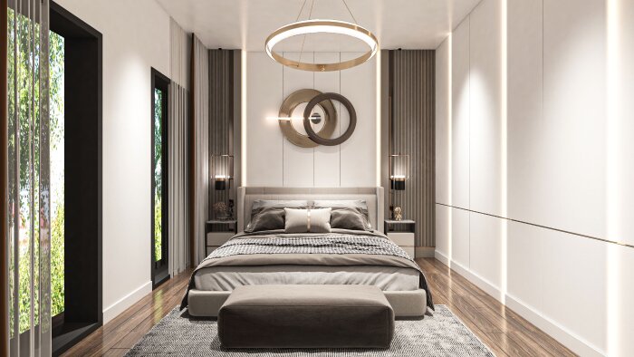 3ds max ile tek oda 3d modelleme ve gerçekçi render yaparım