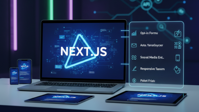 yüksek performanslı ve SEO uyumlu nextjS arayüzleri yaparım