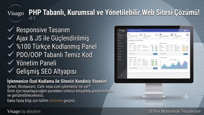 yüksek güvenlikli ve yönetilebilir web sitesi kodlayabilirim