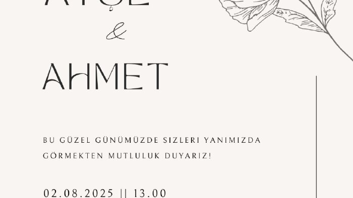taleplerinizi dinleyip istediğiniz davetiyeyi üretebilirim