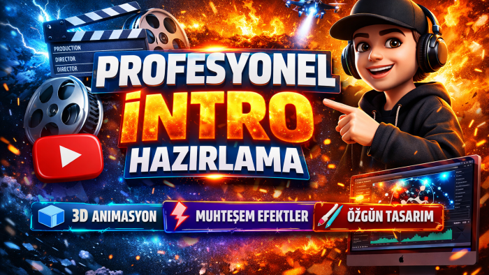 sizin YouTube video giriş introlarınızı yapabilirim