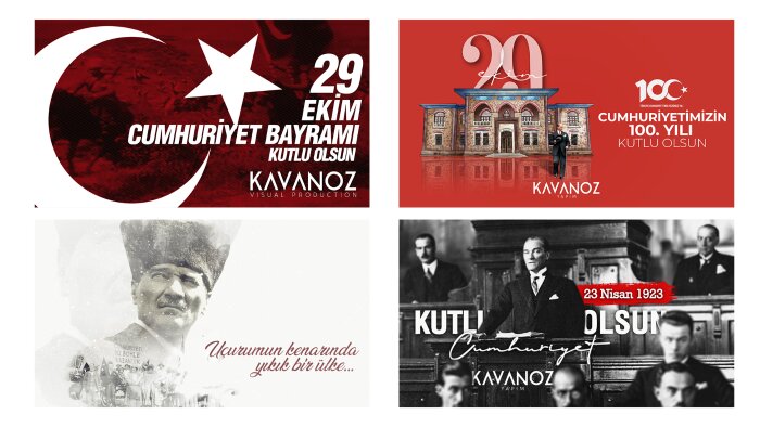 29 Ekim cumhuriyet bayramı kutlama videoları hazırlarım
