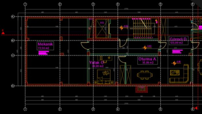autocad kullanarak 2d plan çizimlerinizi yapabilirim