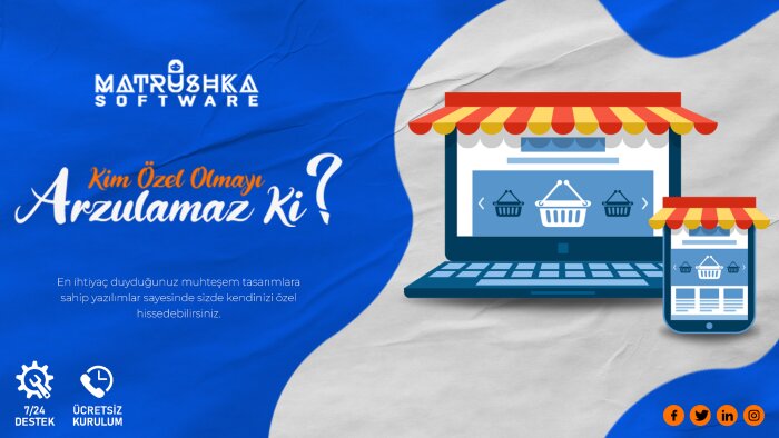 size özel e-ticaret sitesi hazırlarım