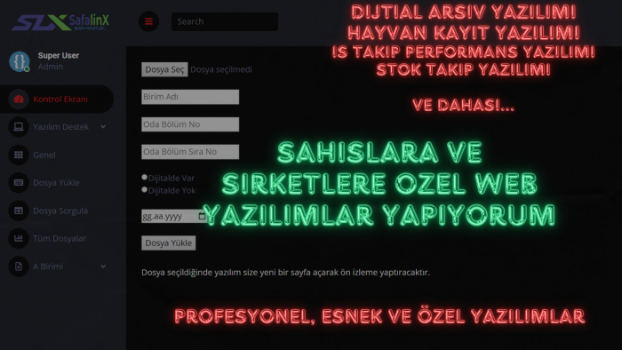 işletme ve şahıslara özel web yazılım yapıyorum