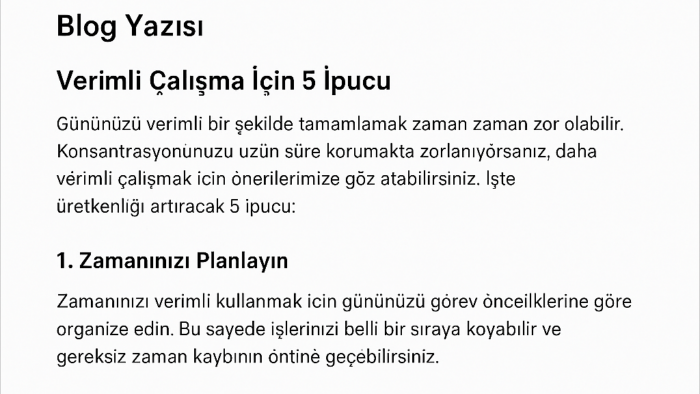 okuyucuyu yakalayan metinler hazırlarım