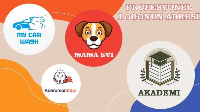 sade ve profesyonel logolarınızı tasarlarım
