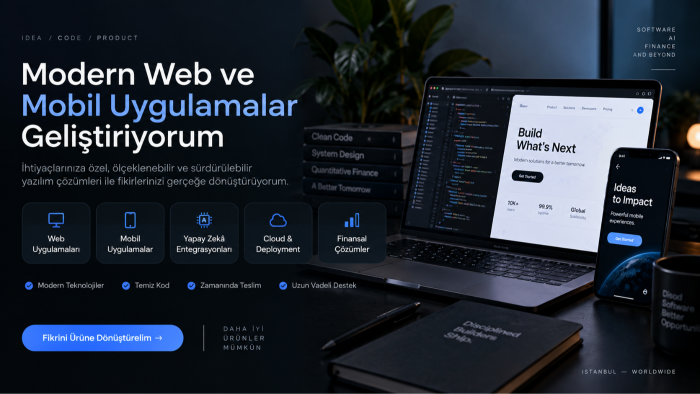 ölçeklenebilir web ve mobil uygulamalar geliştirebilirim