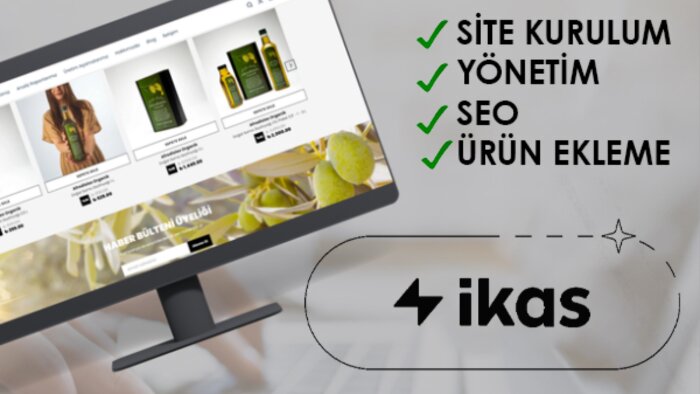 İkas kurulum, ürün yüklemesi ve İkas site yönetimi yaparım