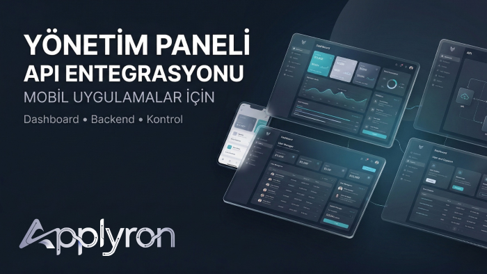 mobil uygulamanız için admin panel ve API geliştiririm