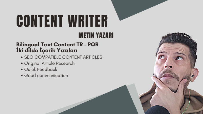 blog ve sitenize içerikler yaratıyorum