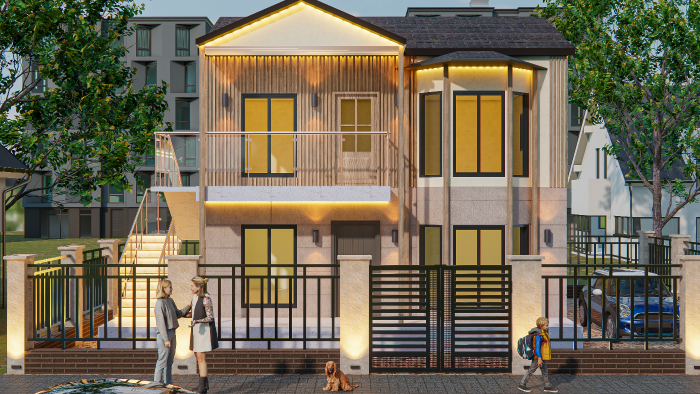 dış cephe mimari görselleştirme ve 3D modelleme yapıyorum