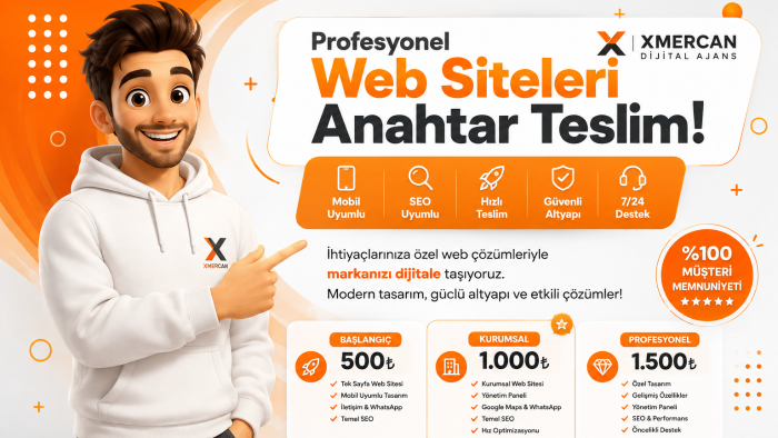 profesyonel web sitenizi anahtar teslim hazırlayabilirim