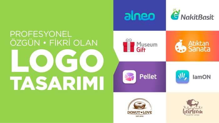 profesyonel, özgün, fikri olan logo tasarımları yaparım