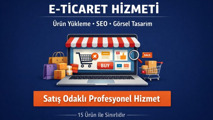 e-ticaret için profesyonel ürün yükleme hizmeti sunuyorum