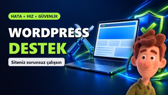 WordPress sitenizdeki hatayı çözer, sitenizi hızlandırırım