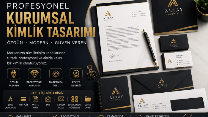 özel profesyonel kurumsal kimlik tasarımı hazırlarım