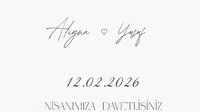 özel günleriniz için şık ve özgün davetiyeler tasarlıyorum