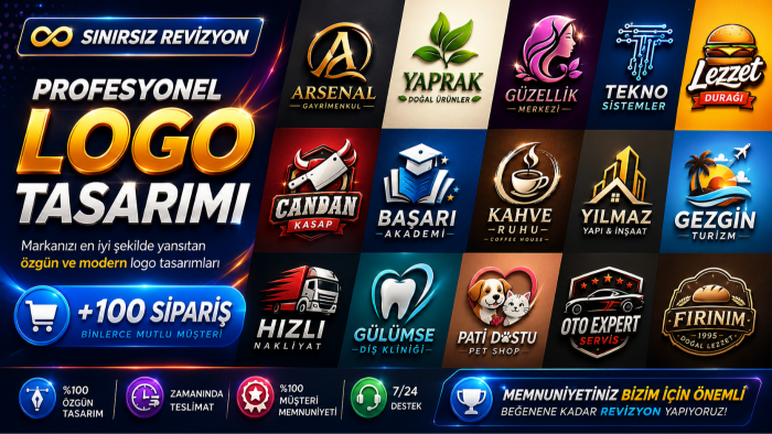 premium kalitede logo tasarımları hazırlarım