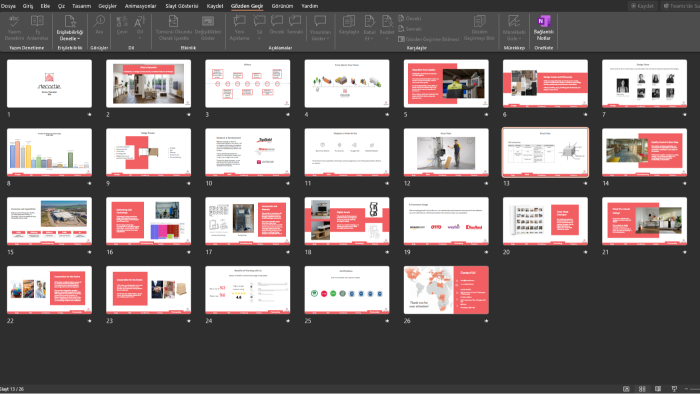 PowerPoint ile sunum hazırlarım