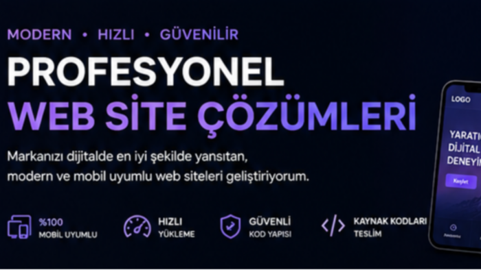 işletmelere ve kişiye özel web site yaparım