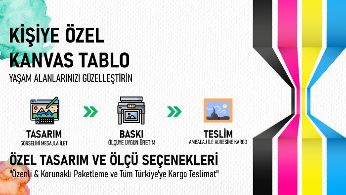 kişiye özel kanvas tablo baskı hazırlarım