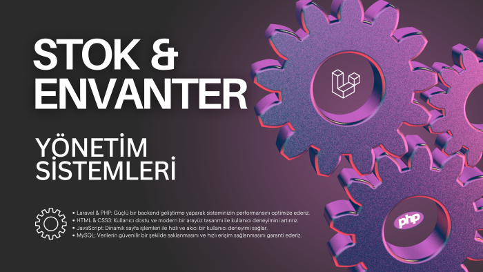 Web'de stok ve envanter yönetim sistemi yapabilirim