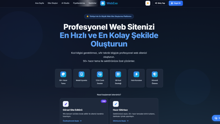 işletmeniz için profesyonel web siteleri oluştururum
