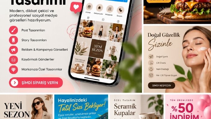 profesyonel Instagram post ve reklam tasarımları yaparım