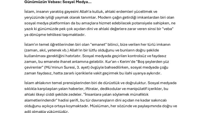Türkçe makale yazımı & metin düzenleme yapabilirim