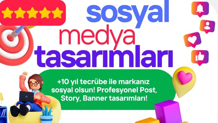 sosyal medya platformlarınız için story, post yapıyorum