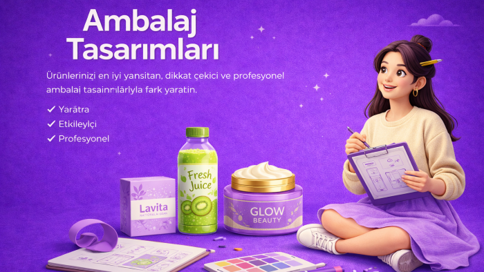yaratıcı ambalaj tasarımı hazırlayabilirim