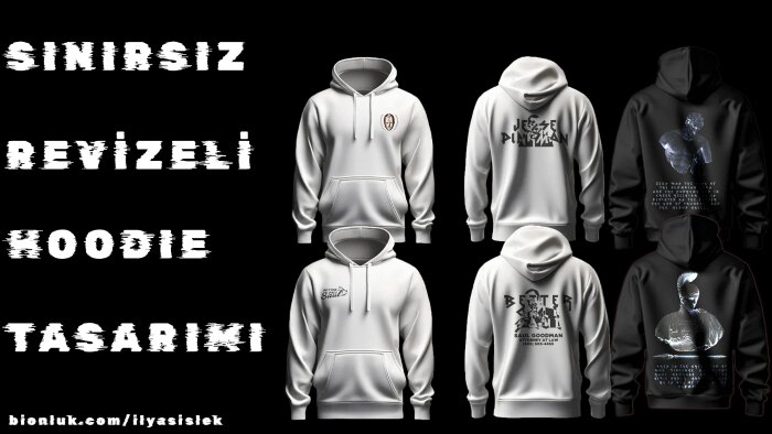markanız için hoodie tasarımı yapabilirim