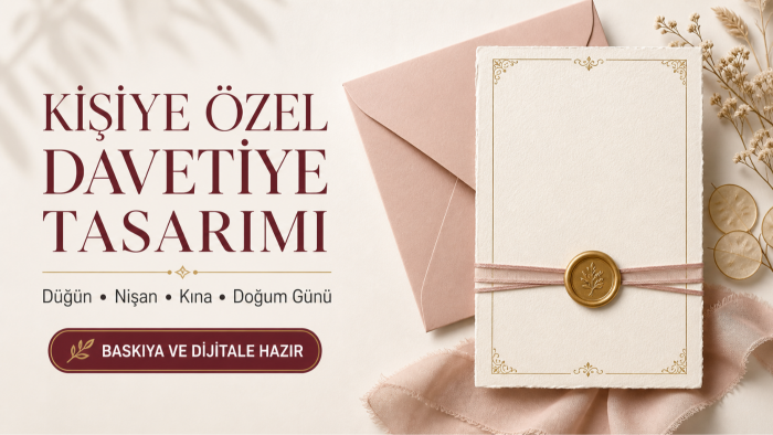 en güzel gününüz için davetiye tasarlarım