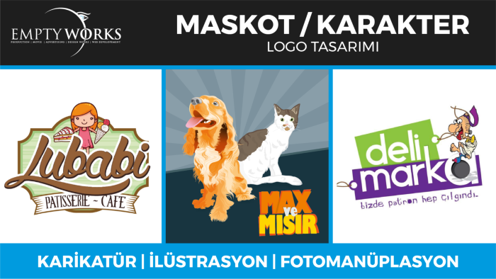 illüstrasyon ve karikatüristik maskotlar hazırlayabilirim