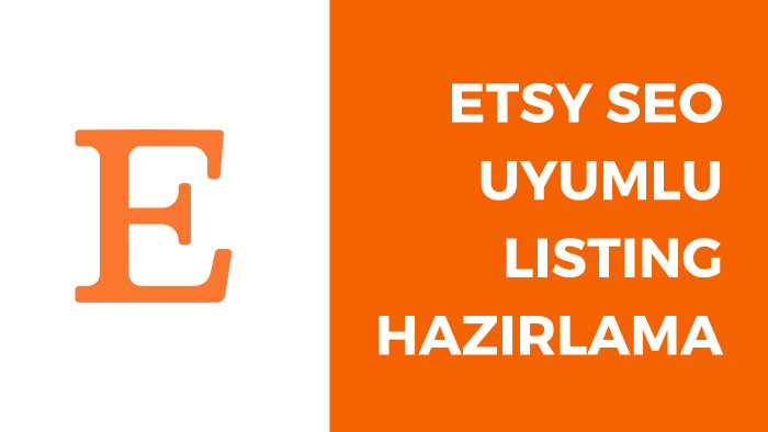 Etsy dükkanınız için seo uyumlu listing hazırlayabilirim