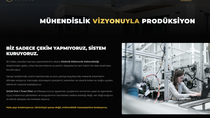 işletmeniz için modern web siteleri tasarlarım