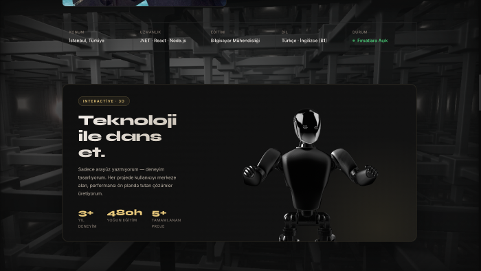  modern web siteleri ve web uygulamaları geliştiririm