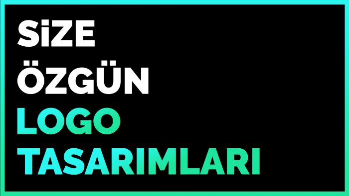 sizin için benzersiz logo tasarımları yapabilirim