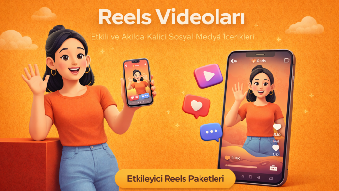 sosyal medya için reels videoları hazırlayabilirim