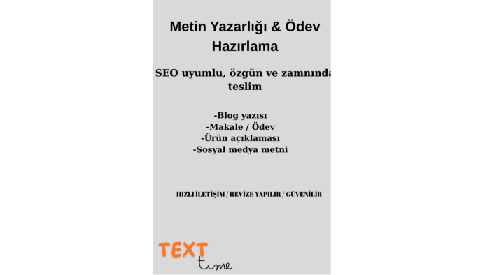 SEO uyumlu blog yazısı ve sosyal medya metni yazarım