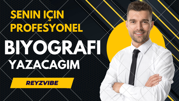 sana özel profesyonel bir biyografi yazacağım