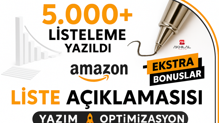 Amazon ürünlerinizi SEO uyumlu şekilde listeliyorum