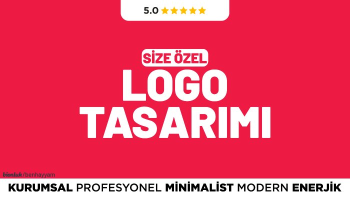 kurumsal ve profesyonel logo tasarımı yapıyorum