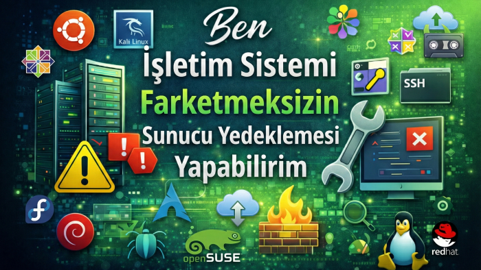 sunucunuz için yedekleme sistemi kurabilirim